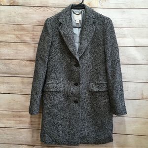 J. Crew Gray Wool Blend Coat